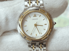 SEIKO / クレドール SS/18KTベゼル / 4N71-0060 / 状態ランク：Bなど2点