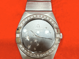 OMEGA／コンステレーション ダイヤベゼル ブラッシュ／型番:123.15.24.60.01.001／状態ランク：Aなど3点