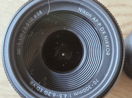 Nikon：AF-P DX NIKKOR 70-300mm F4.5-6.3G ED VR／PENTAX：ボディなど4点