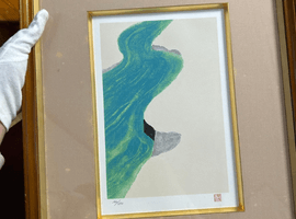 書画（掛軸・絵画）／版画：東山魁夷（たにま）など3点