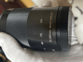 Canon：EF-M 55-200mm F4.5-6.3 IS STM ブラックなど3点