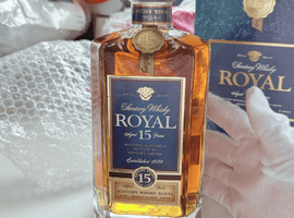 Suntory：ローヤル スリムボトル15年 青ラベル 角瓶など4点