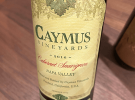 ワイン：CAYMUS（ヴィンヤーズ 2016）／焼酎：西酒造（酒酒楽楽 赤 2015）など5点