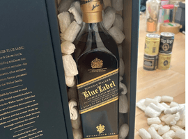 ウイスキー／Johnnie Walker：ブルーラベル（状態ランク：A）など6点