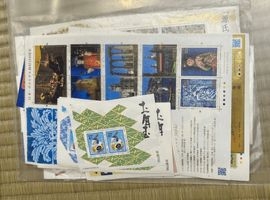 平成3年　お年玉切手シートなど