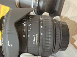 SIGMA：17-35mm F2.8-4 D EX ASPH／Nikon：交換レンズ付きボディなど7点