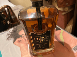 ウイスキー／Suntory：クレスト 12年（状態ランク：D）など4点