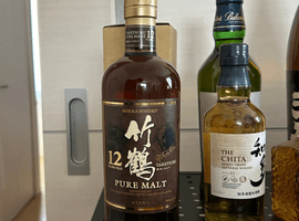 ウイスキー/NIKKA:竹鶴 12年 ピュアモルト 丸瓶(状態ランク:B)など5点