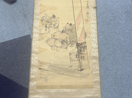絵：宇田大虚／香炉：大峰など2点