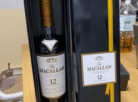 ウイスキー：MACALLAN（12年 シェリーオークカスク）など2点