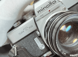 MINOLTA：交換レンズ付きボディ／FUJIFILM：ボディなど4点