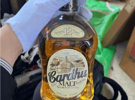 ウイスキー：CARDHU（12年）／ブランデー：Hennessy（ブラス ドール ナポレオン）など4点