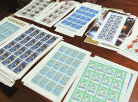 特殊切手：天然記念物シリーズ／記念切手：天皇陛下御即位二十年記念／など
