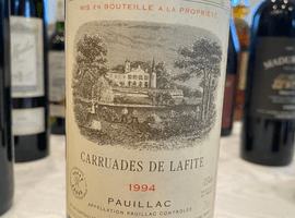 ワイン：CARRUADES de LAFITE（1994）／ワイン：Domaine ROULOT（2011）など7点