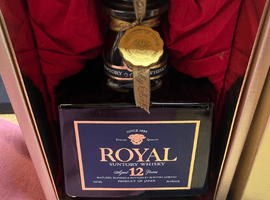 ウイスキー／Suntory：ローヤル 12年 青ラベル（状態ランク：D）など6点
