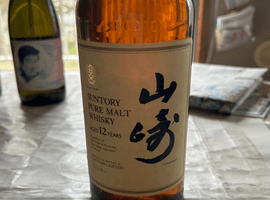 ウイスキー/Suntory:山崎 12年 ピュアモルト 華(状態ランク:B)など3点