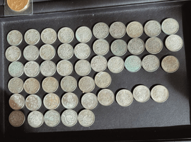 100円銀貨／旧日本銀貨 小型50銭銀貨／など