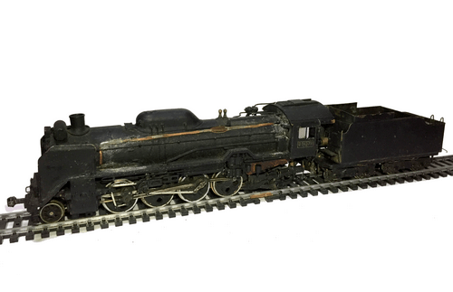 D51の蒸気機関車・HOゲージ