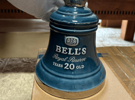 ウイスキー／BELL'S：20年 陶器 青（状態ランク：D）