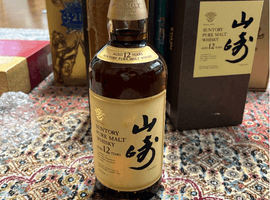 ウイスキー／Suntory：山崎 12年 ピュアモルト 華（状態ランク：A）など5点