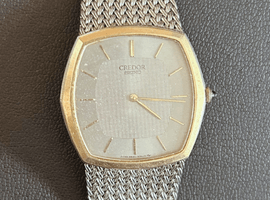SEIKO / クレドール SS×14Kベゼル / 5930-5391 / 状態ランク:Bなど2点
