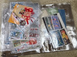 日本万国博覧会記念切手／中国人民郵政「雑技」切手など