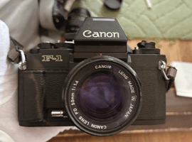 Canon：NEW F-1 AE+FD 50mm F1.4など4点