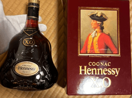 ブランデー：Hennessy（XO 金キャップ クリアボトル）／ブランデー：Hennessy（VSOP スリムボトル グリーンボトル）など7点