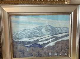 日本画：水戸童（雪晴）／絵：川合玉堂など8点