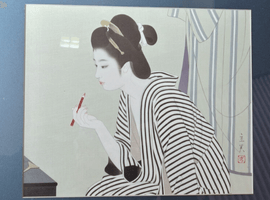 版画：志村立美（口紅）／版画：志村立美（明石町）など6点
