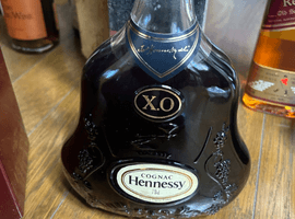 ブランデー：Hennessy（XO 金キャップ クリアボトル）／ブランデー：MARTELL（VSOP メダイヨン グリーンラベル グリーンボトル）など5点