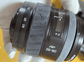 MINOLTA：レンズ／MINOLTA：交換レンズ付きボディなど4点