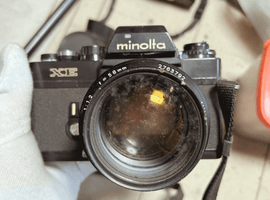 MINOLTA:XE + MC ROKKOR 58mm F1.2/CONTAX:G1 ボディ+Planar T* 45mm F2 プラナー Gマウントなど2点