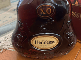 ブランデー／Hennessy：XO 金キャップ クリアボトル（状態ランク：C）など8点
