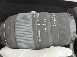 SIGMA：レンズ／Nikon：ボディなど3点