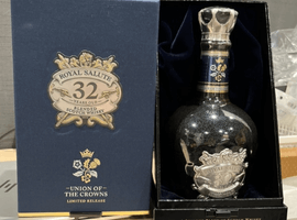 ウイスキー：CHIVAS BROTHERS（ロイヤルサルート 32年 ユニオンオブザクラウン 陶器）／ウイスキー：Ballantines（12年）など3点