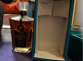 ウイスキー／Suntory：クレスト 12年（状態ランク：D）など4点