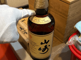 ウイスキー/Suntory:山崎 12年 ピュアモルト 華(状態ランク:A)など3点