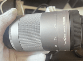 Canon：EF-M 55-200mm F4.5-6.3 IS STM シルバー／Canon：EOS M10 EF-M 15-45 IS STM キット ホワイトなど2点