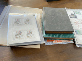 昭和44年用 年賀切手（お年玉郵便切手小型シート）／切手趣味週間（群鶏図）など