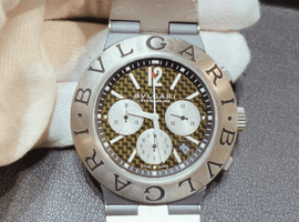 BVLGARI／ディアゴノ チタニウム クロノグラフ／型番:TI44TACH／状態ランク：Bなど3点