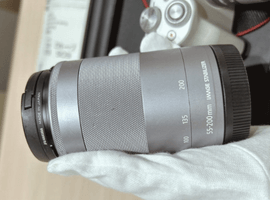 Canon：EF-M 55-200mm F4.5-6.3 IS STM シルバー／Canon：EOS Kiss M2 EF-M 15-45 IS STM キット ホワイトなど2点