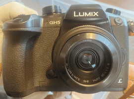 Panasonic：LUMIX DC-GH5 ボディ+LUMIX G 20mm F1.7 ASPH.／Panasonic：LUMIX G VARIO 45-200mm F4.0-5.6 II POWER O.I.S.など2点