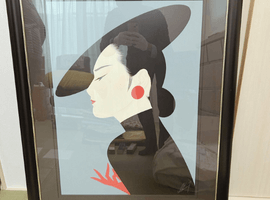 版画：鶴田一郎／版画：鶴田一郎（イン・ザ・パープル）など2点