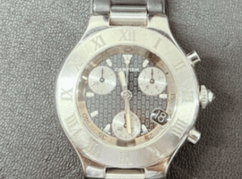 Cartier／マスト21 クロノスカフ／型番:W10198U2／状態ランク：Bなど4点