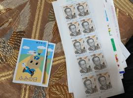 切手趣味週間/ふみの日にちなむ郵便切手など