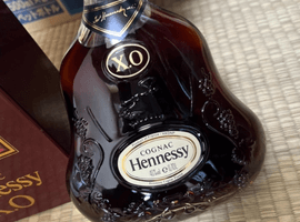 ブランデー：Hennessy（XO 金キャップ クリアボトル）／ブランデー：Hennessy（シルバートップ ブック型 青箱）など5点