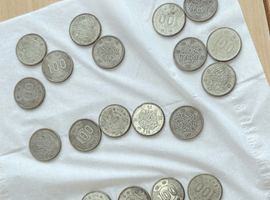 古銭一式／ム100円硬貨)／など