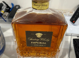 ウイスキー：Suntory（インペリアル）／焼酎：森伊蔵（極上の一滴）など3点