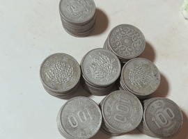 100円硬貨／二十錢／など